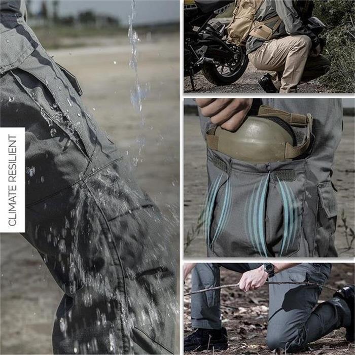 Herren Taktische Hose mit Wasserdichtem und Winddichtem Schutz für den Outdoor-Einsatz