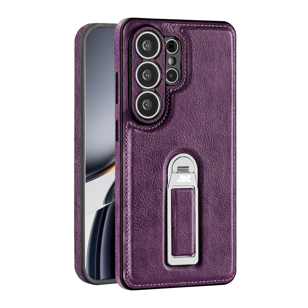 Premium Leder Stand Galaxy Handyhülle