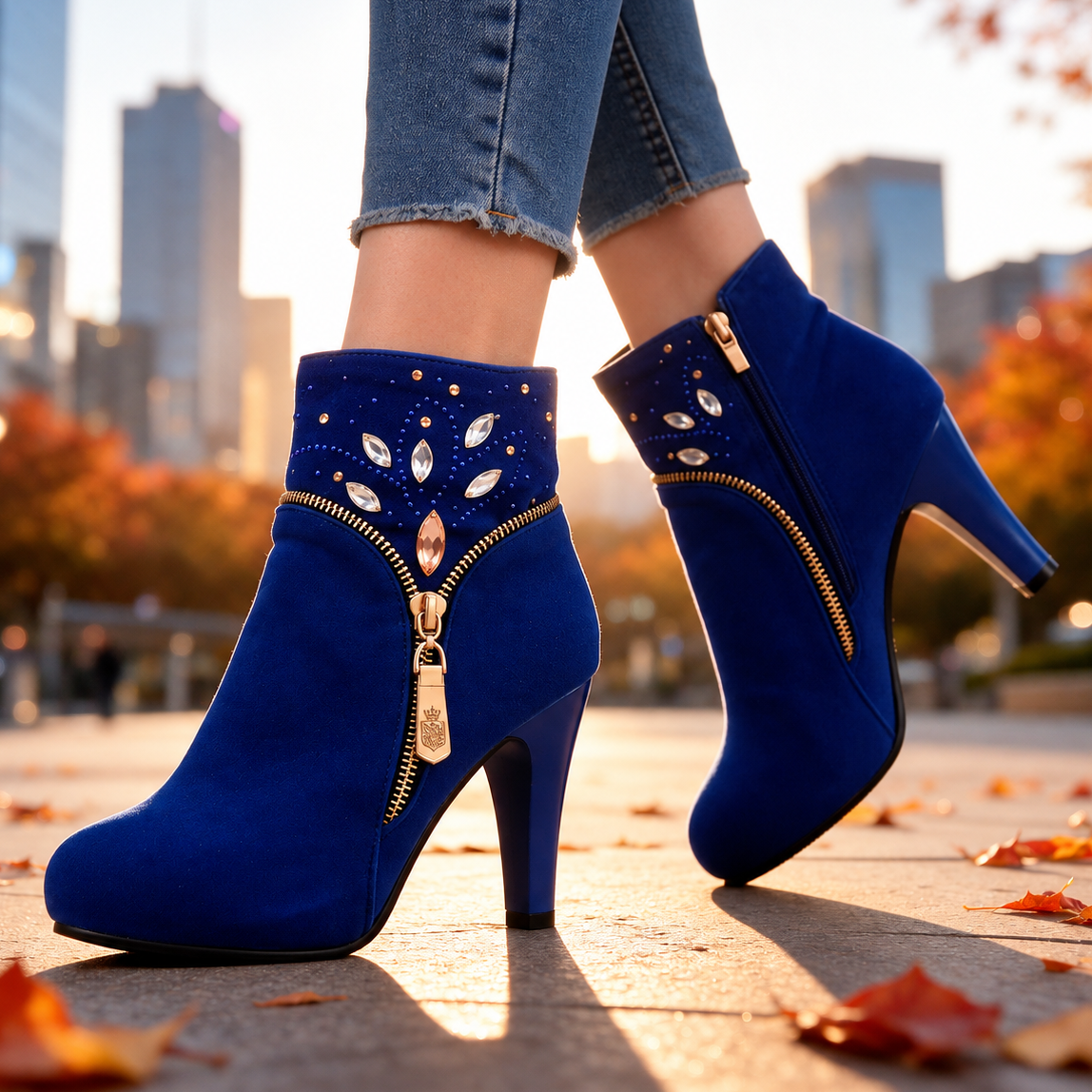 Banff Strass-Stiefeletten