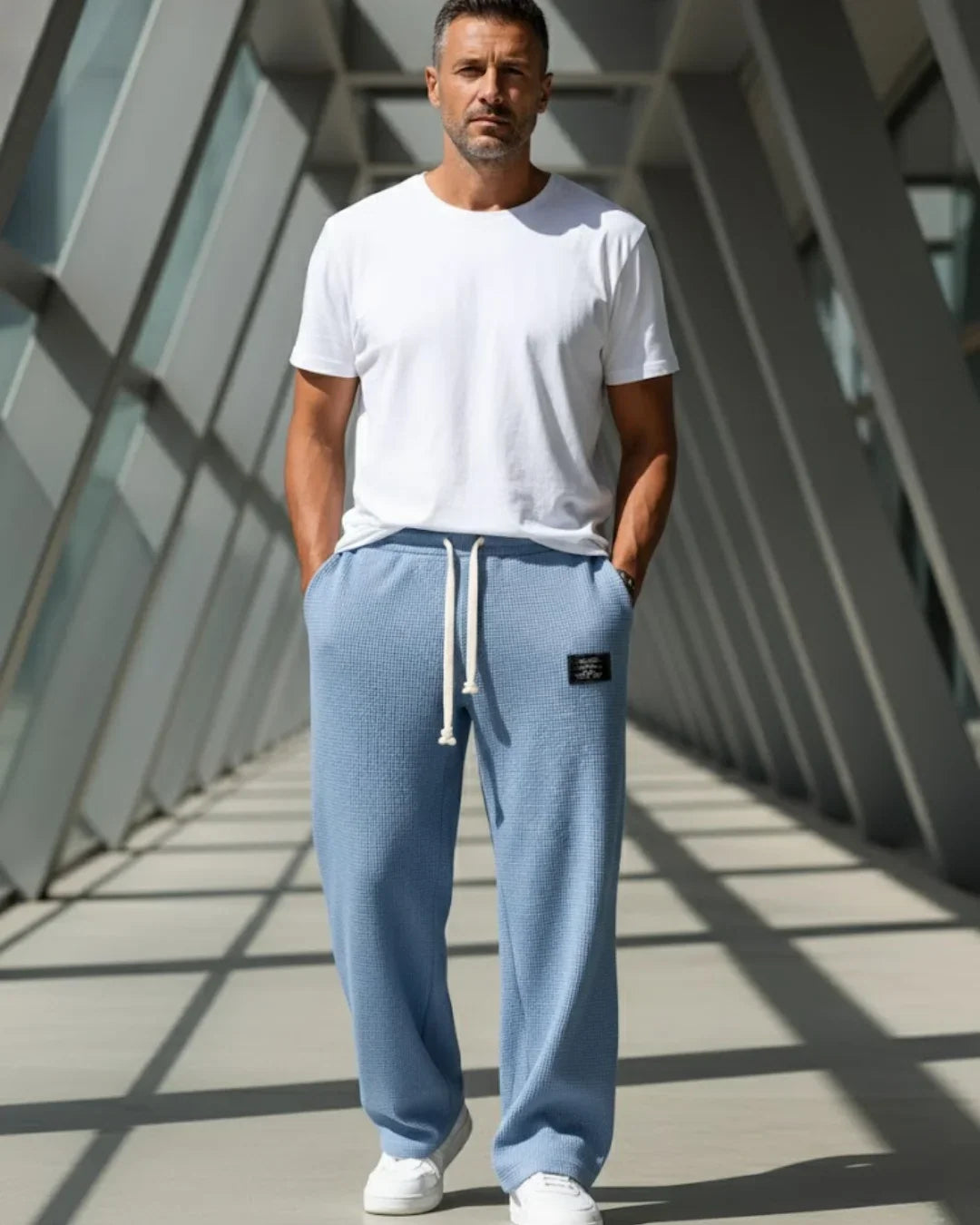 Ultraweiche Lounge-Hose mit weitem Bein