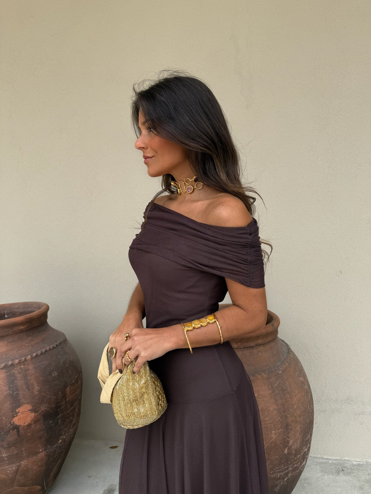 Valentina Kleid - Braun
