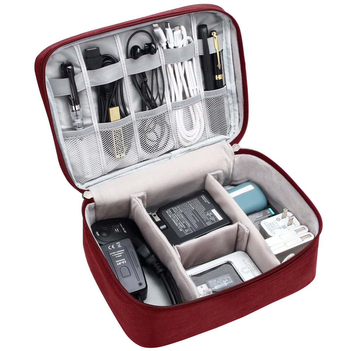 Reise-Elektronik- und Kabel-Organizer-Tasche