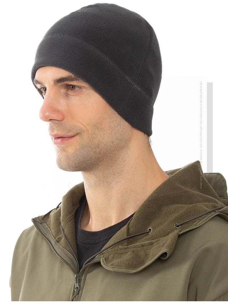 Taktische Fleece-Beanie-Mütze für Herren – Leichte Atmungsaktive Skull Cap zum Laufen, Arbeiten & für den Outdoor-Einsatz