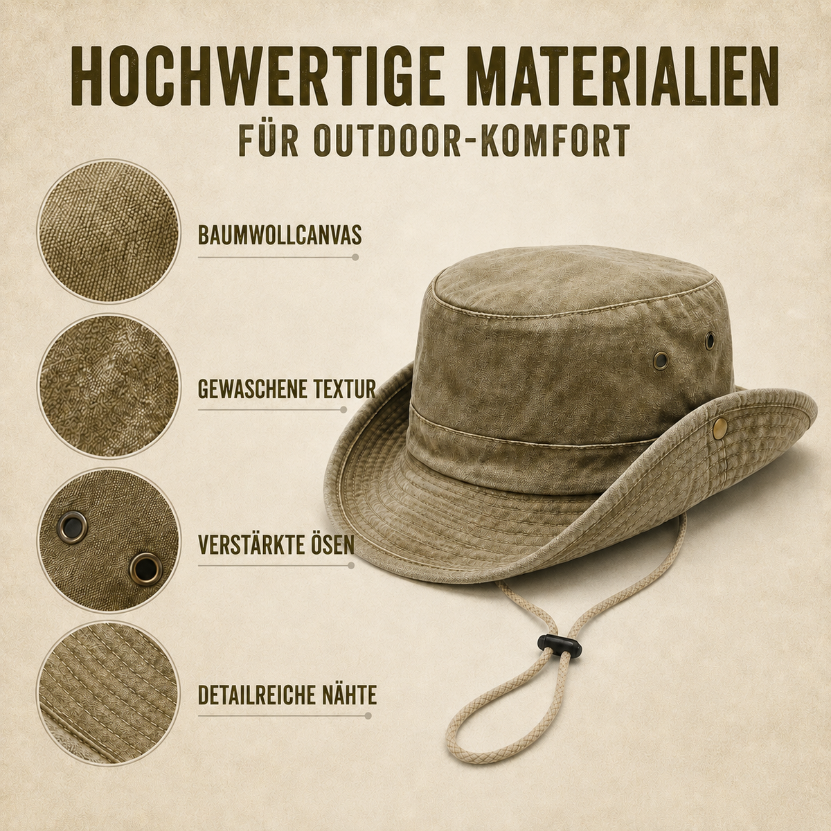 Camp Basel | Brimmen Breitkrempiger Outdoor-Hut