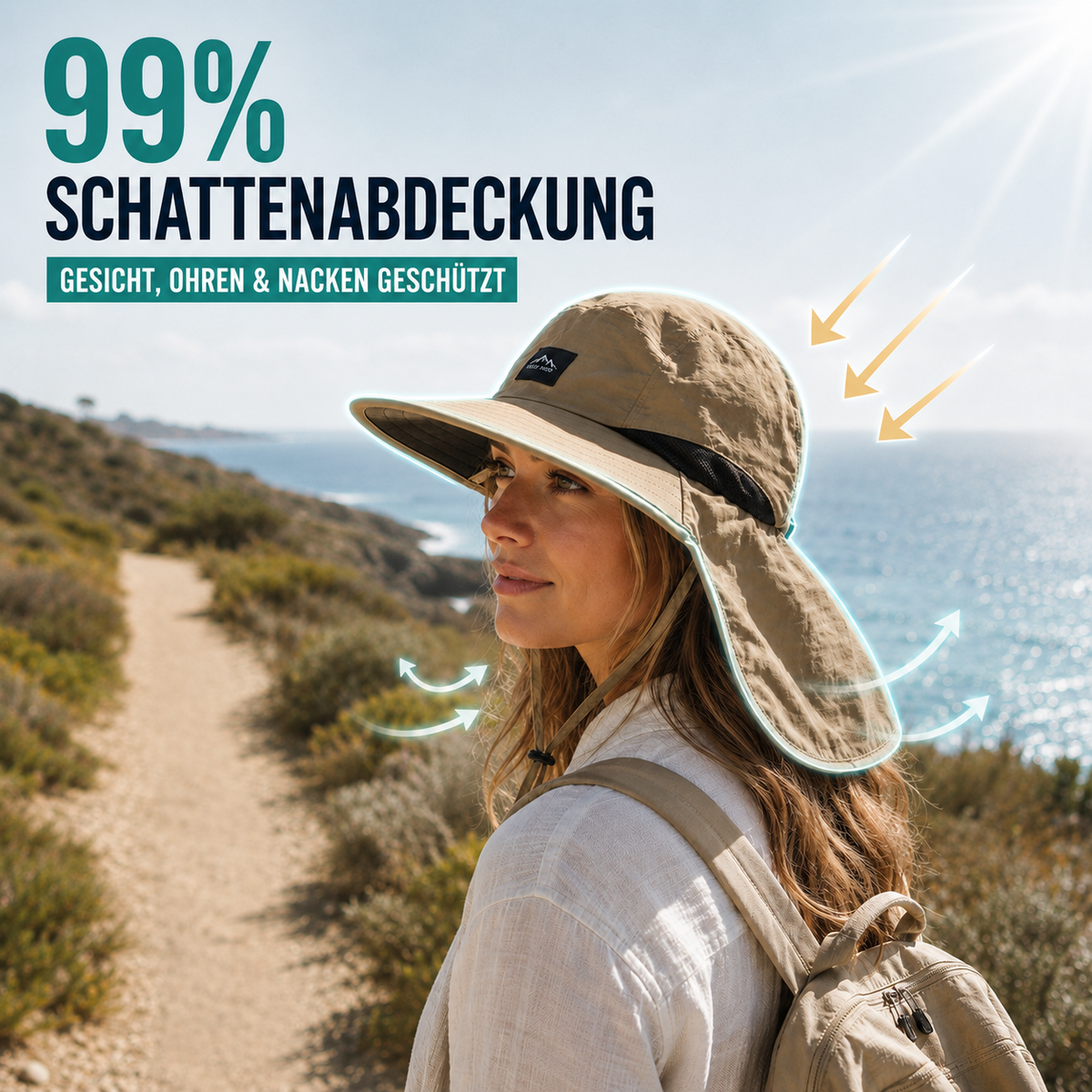 Camp Basel | Brimwick Sonnenhut mit Nackenschutz