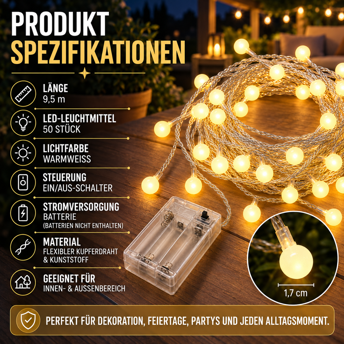 Camp Basel | DawnSpark Globe Lights