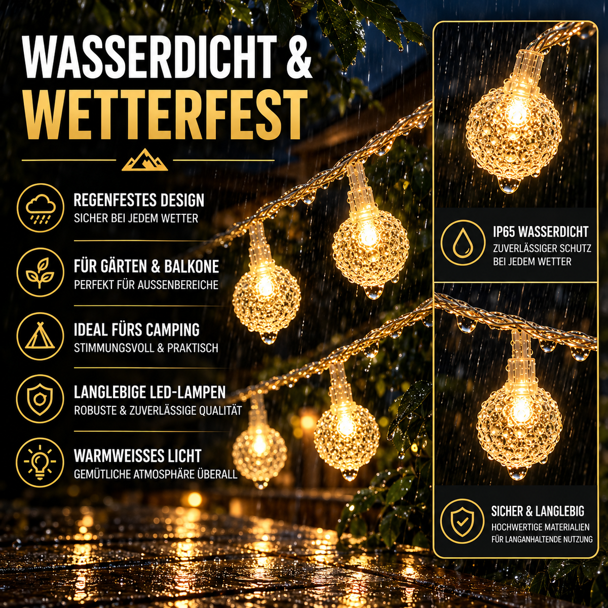 Camp Basel | DawnSpark Globe Lights