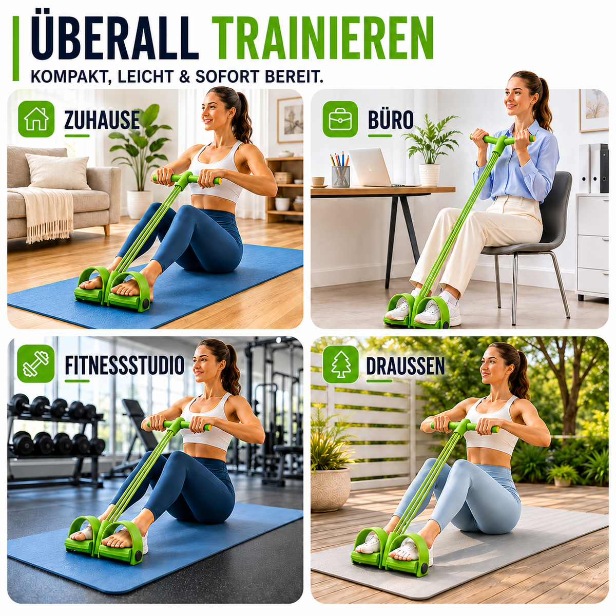 Camp Basel | FlexStride Vier-Röhren-Pedal-Widerstandstrainer