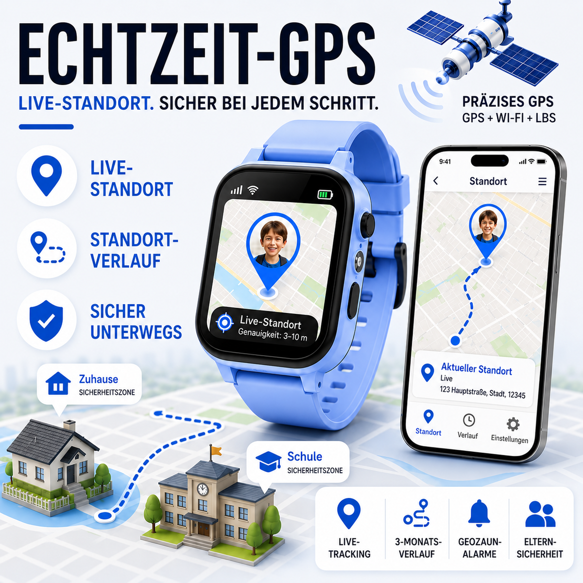 Camp Basel | GPS Kids Smartwatch