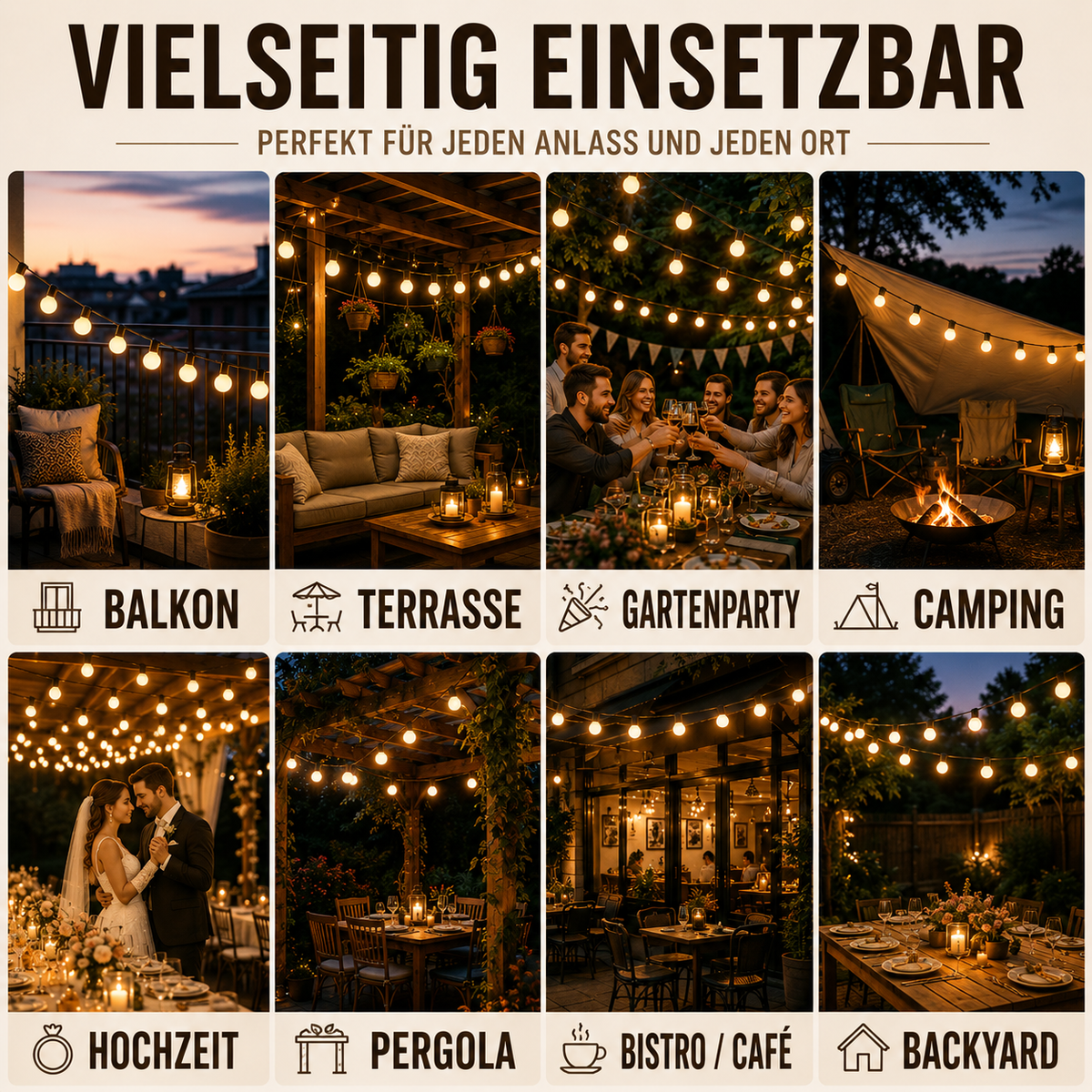 Camp Basel | GlowVista Lichterkette