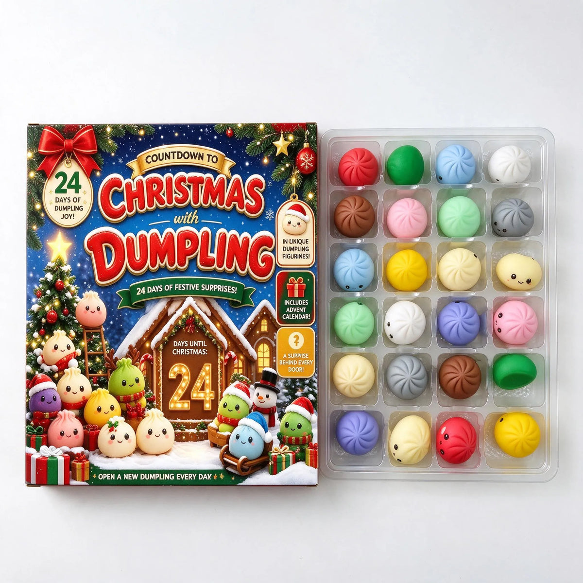 Camp Basel | Knetolino Adventskalender Mit Elastischen Figuren