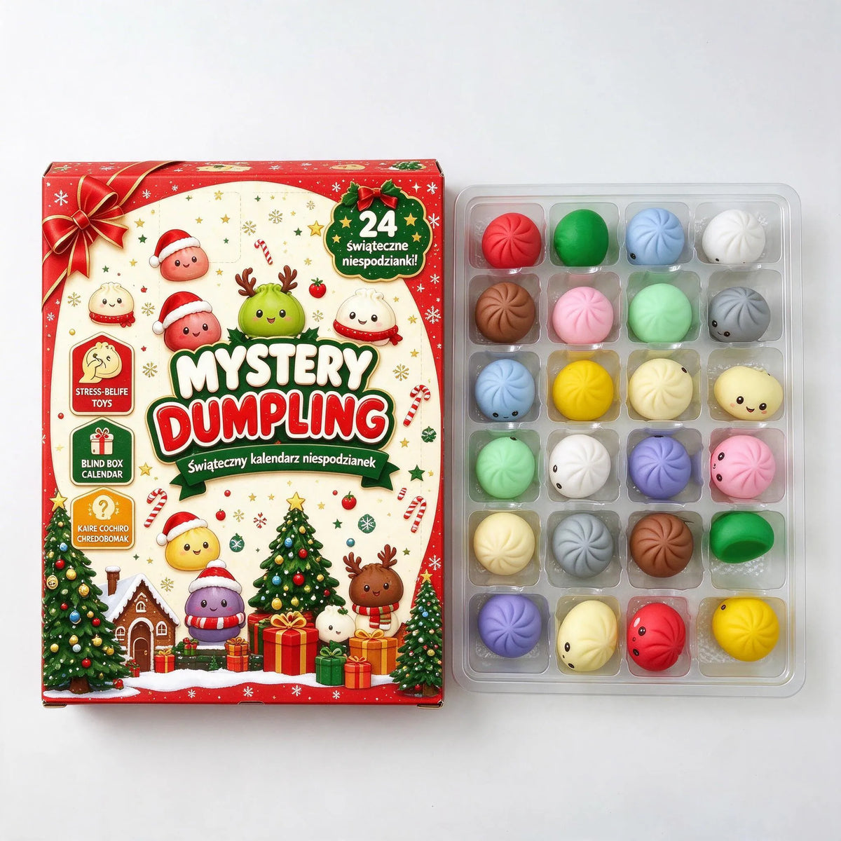 Camp Basel | Knetolino Adventskalender Mit Elastischen Figuren