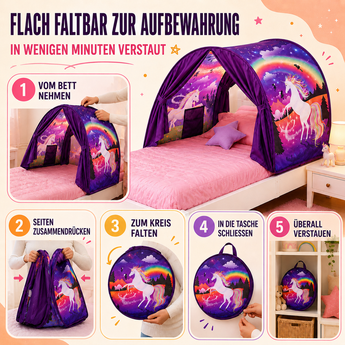 Camp Basel | Luminestia Faltbares Betthimmelzelt