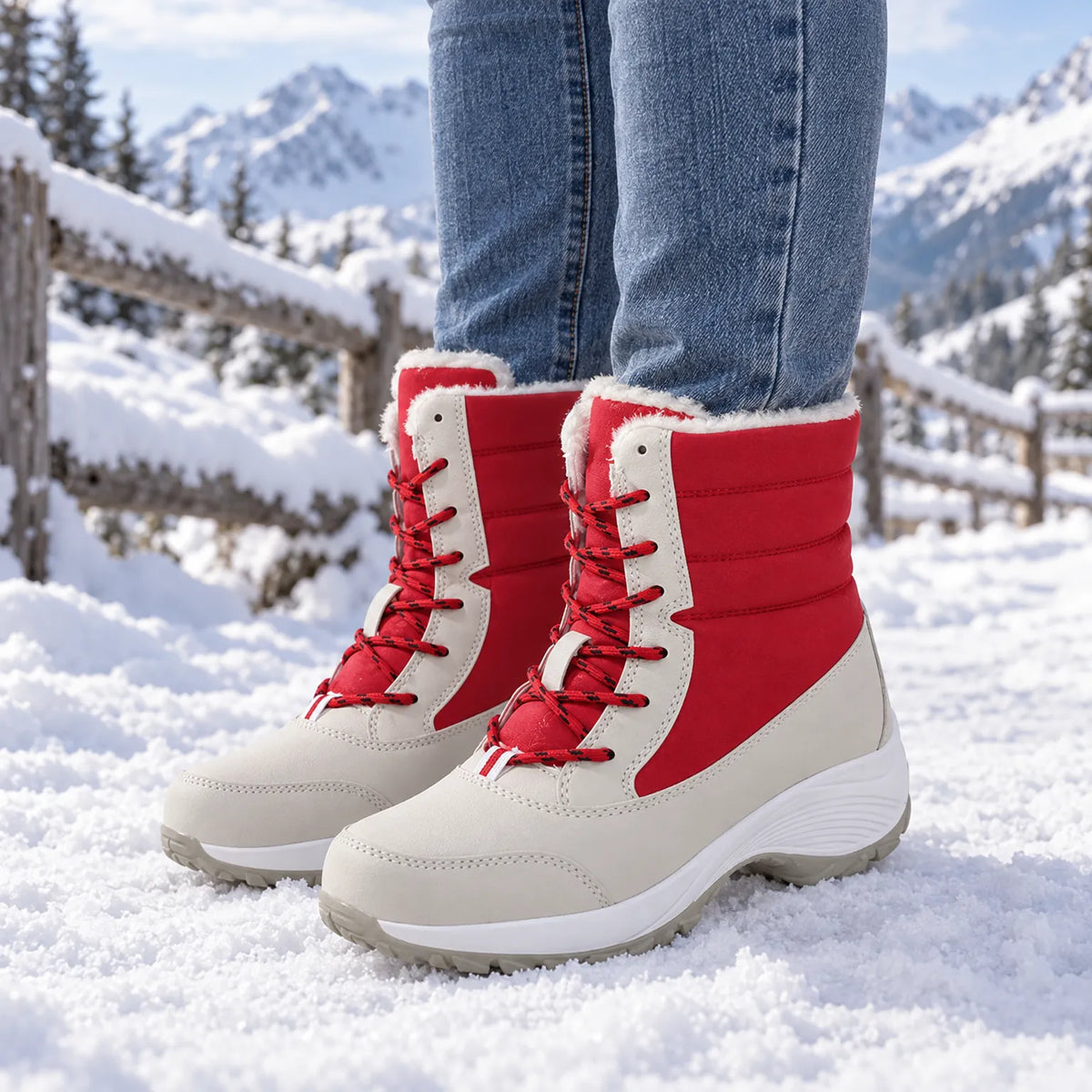 Camp Basel | Nivara Gefütterte Damen Schneestiefel
