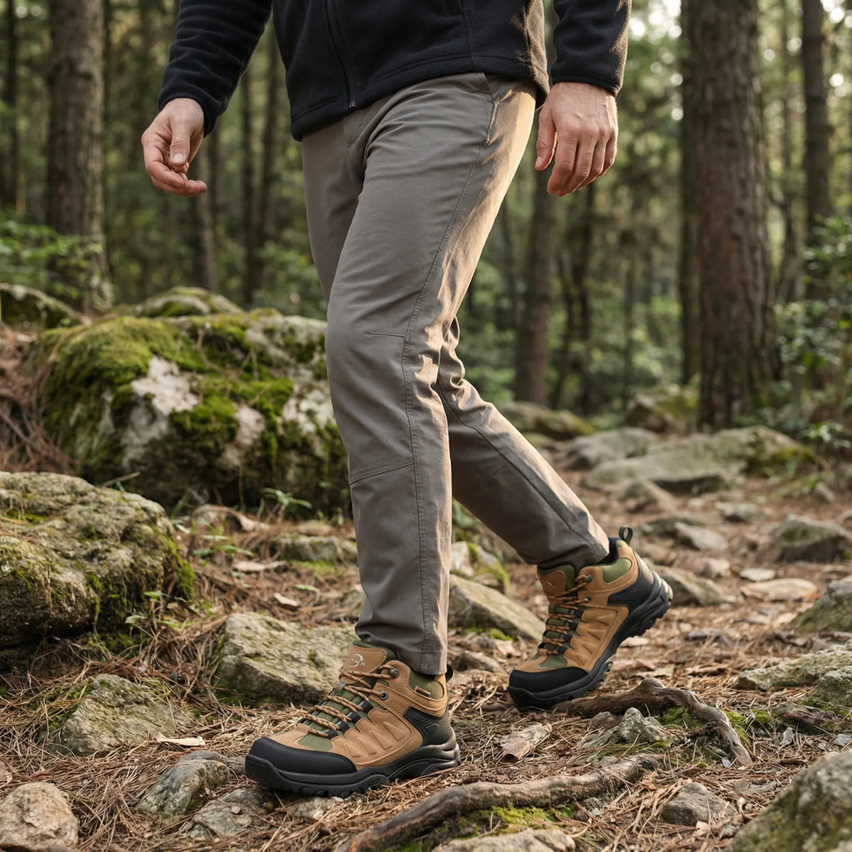 Camp Basel | Pathgrip Robuster Herren-Wanderschuh Mit Knöchelschutz