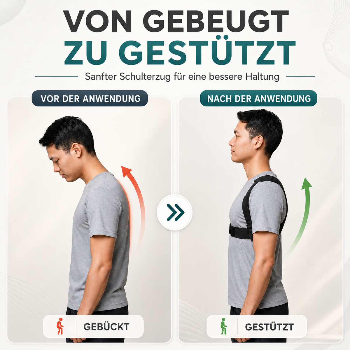 Camp Basel | PostuVance Verstellbare Haltungskorrektur-Bandage