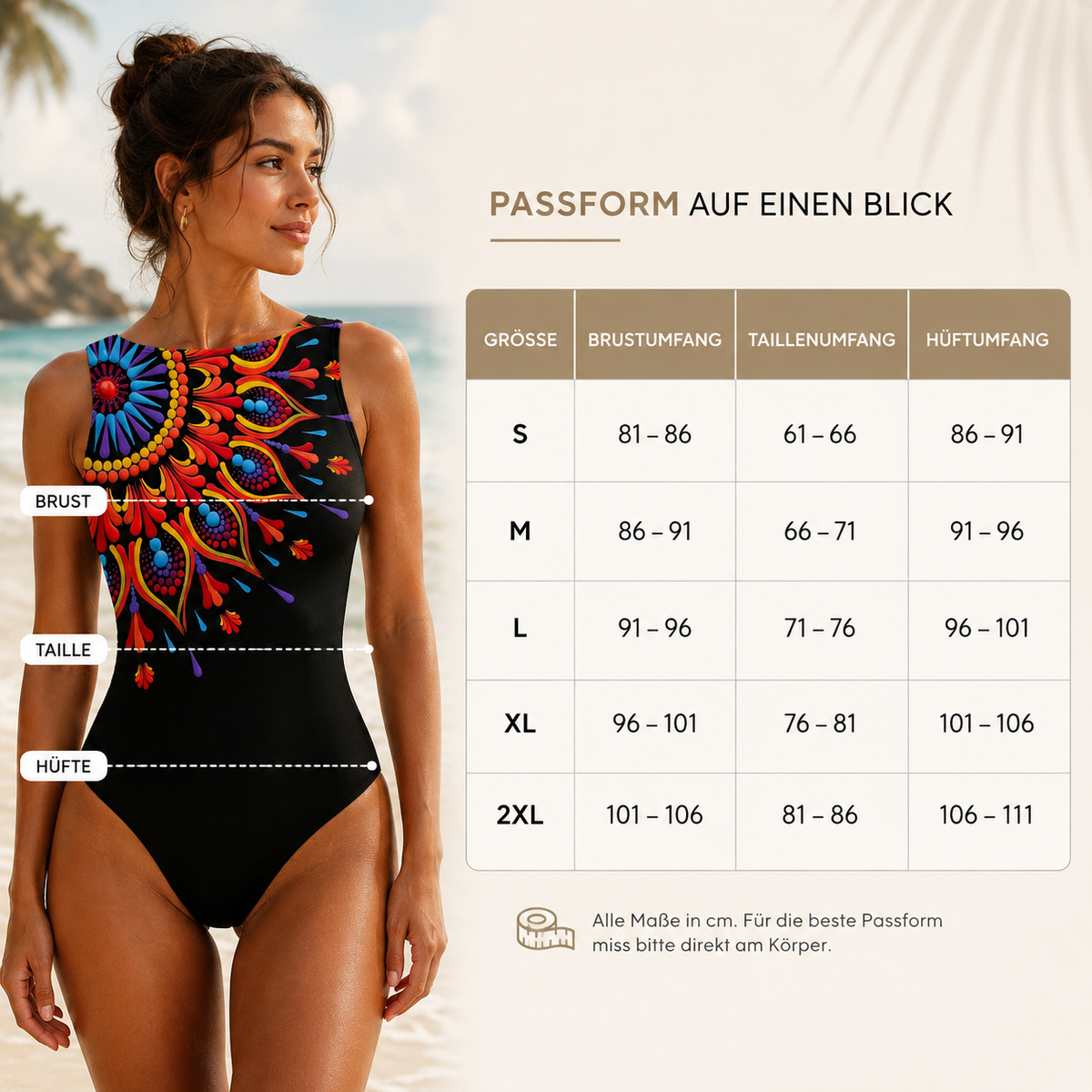 Camp Basel | Solarys Einteiliger bedruckter Badeanzug