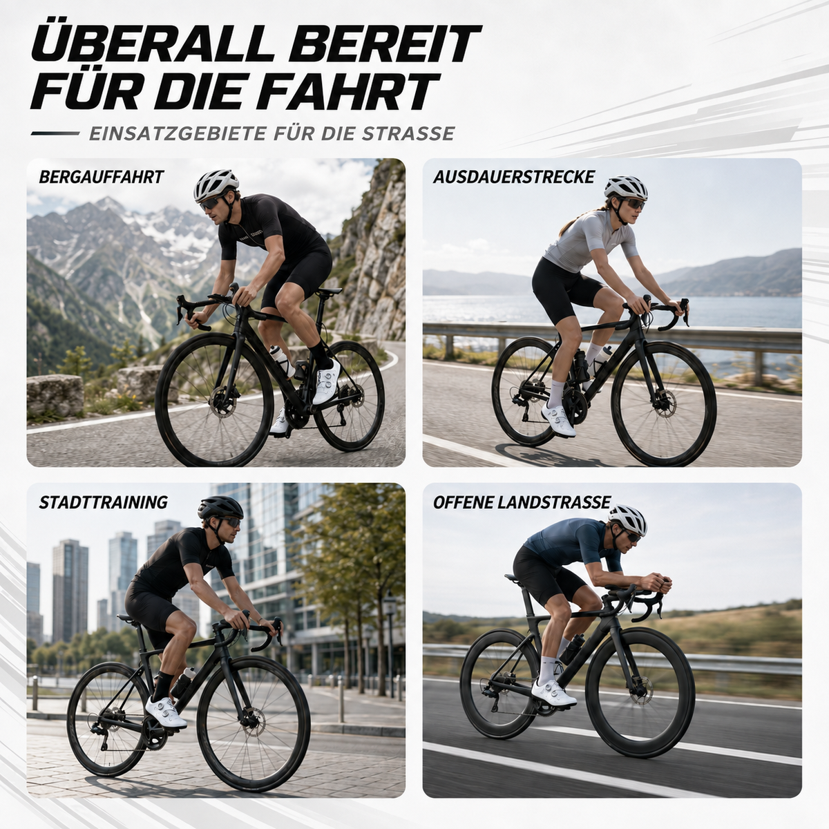 Camp Basel | Sprintvel Ultraleichte Rennrad-Schuh
