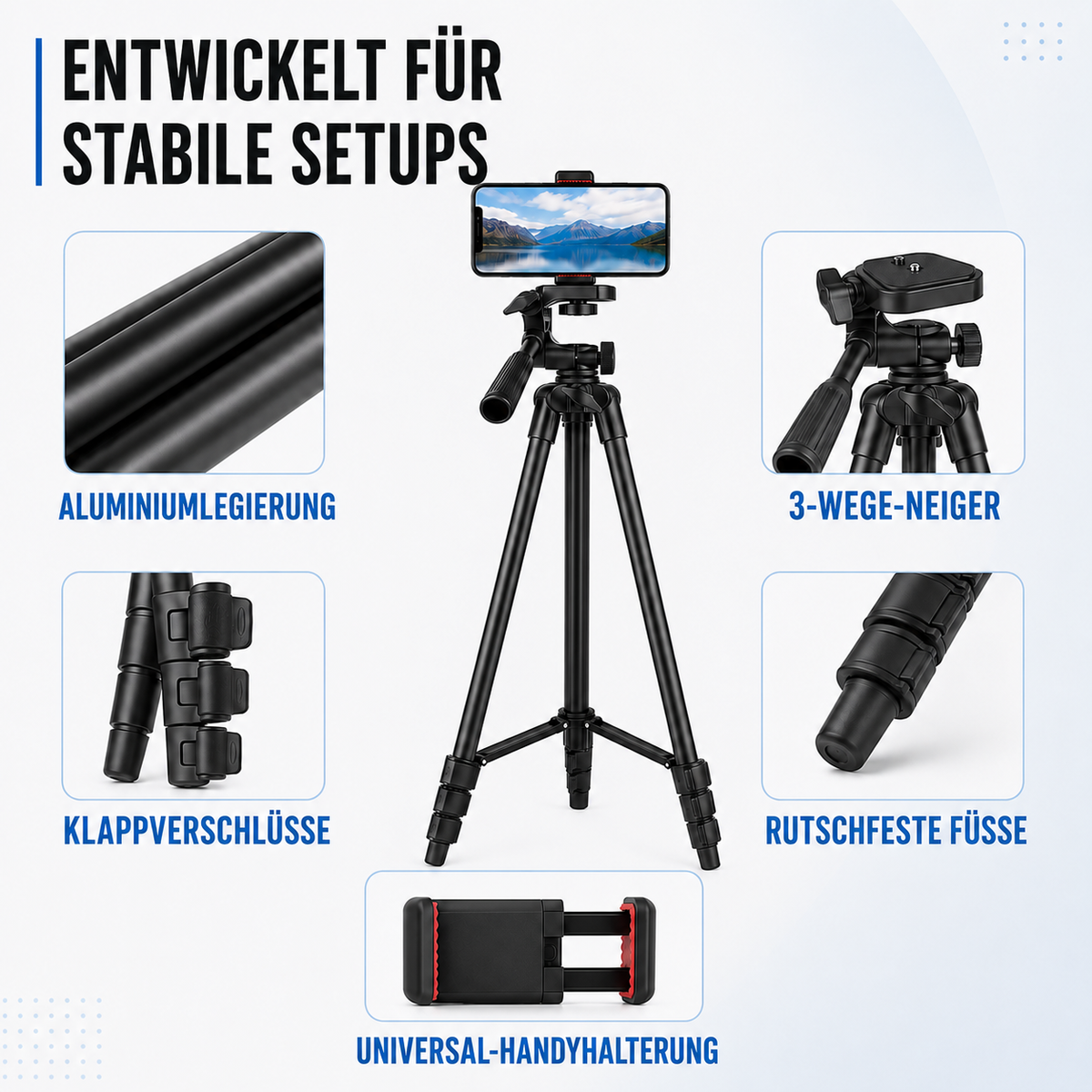 Camp Basel | SteadiReach Leichtes Kamera-Stativ