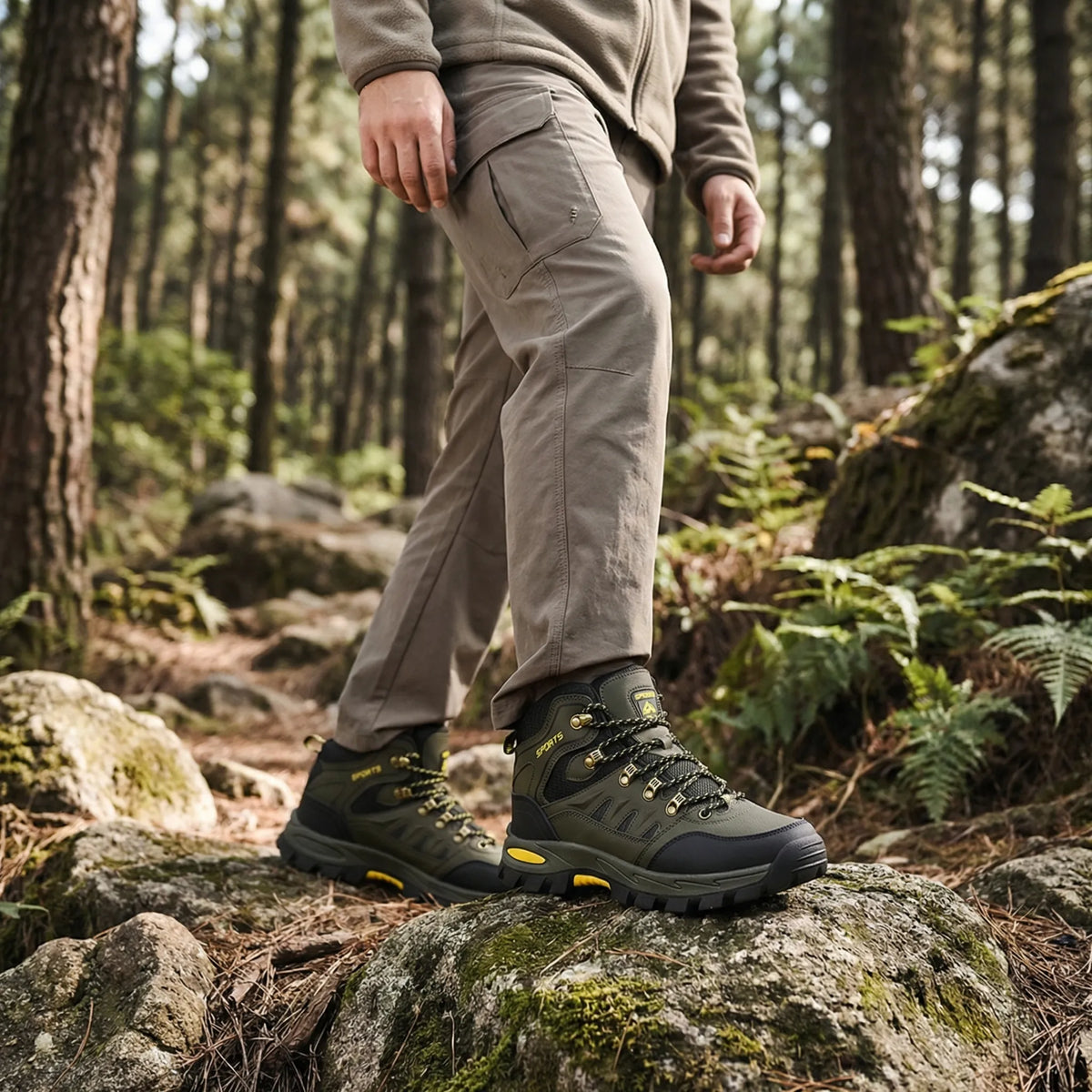 Camp Basel | Summitrek Wasserdichter Halbschaft-Wanderstiefel Für Herren