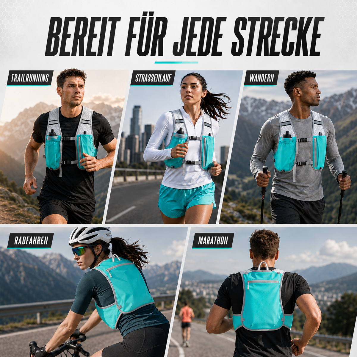 Camp Basel | Vestrun Ultraleichte Lauf-Weste Hydration Pack