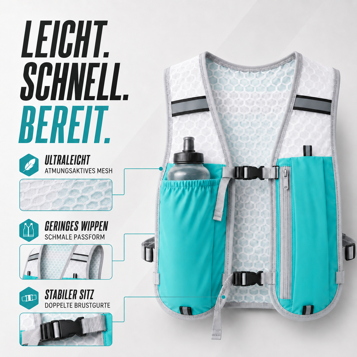 Camp Basel | Vestrun Ultraleichte Lauf-Weste Hydration Pack