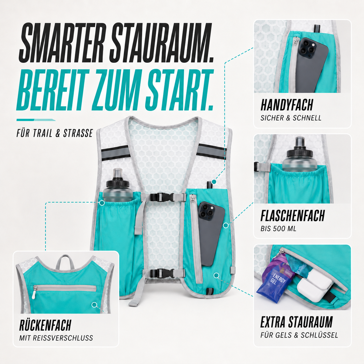 Camp Basel | Vestrun Ultraleichte Lauf-Weste Hydration Pack