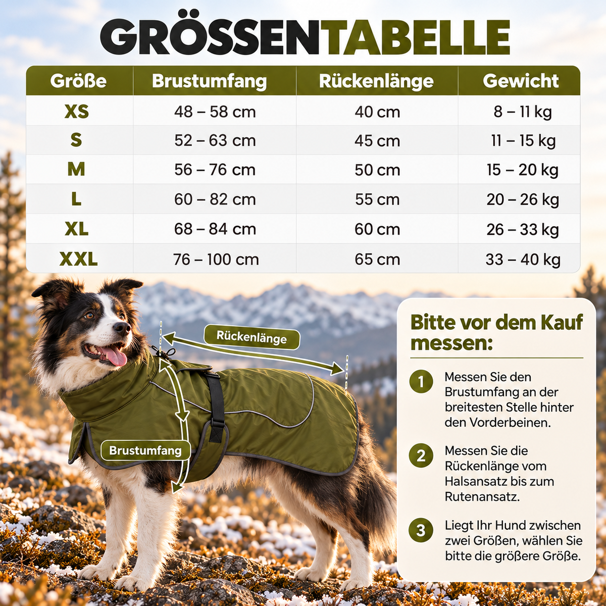 Camp Basel | Woofclad Winddichte Weste mit integriertem Geschirr