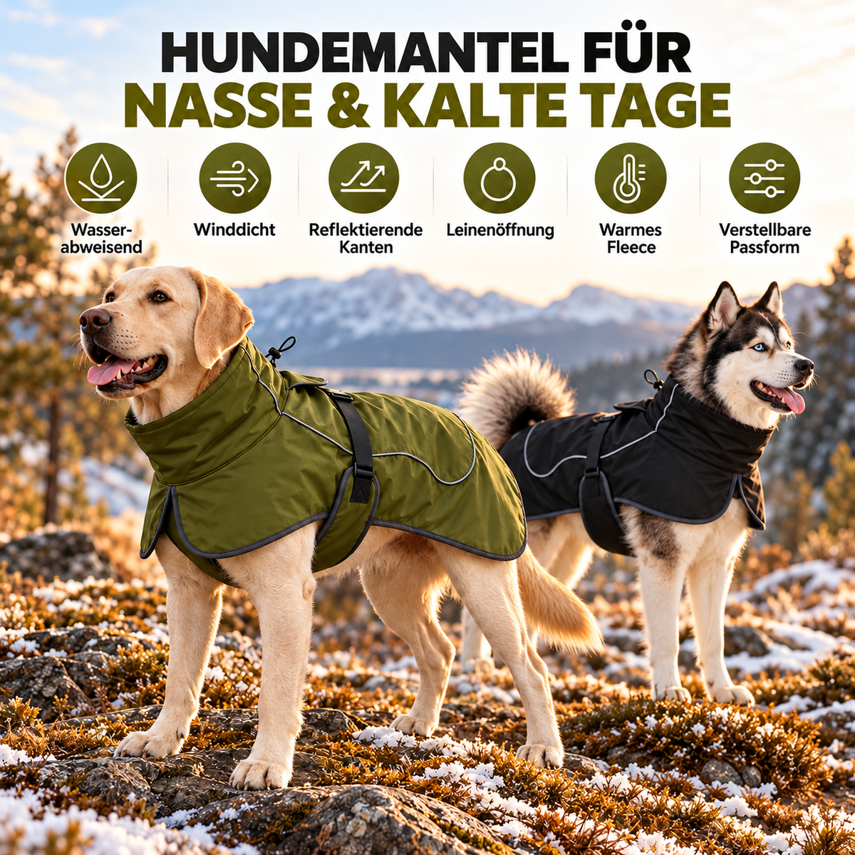 Camp Basel | Woofclad Winddichte Weste mit integriertem Geschirr