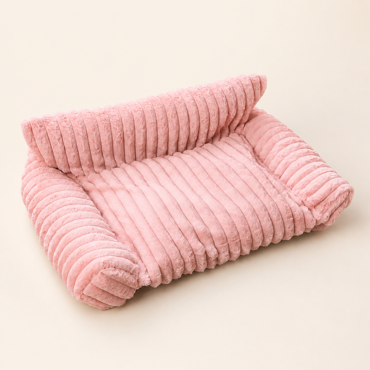 Flauschiges Wolken-Katzensofa mit weichen Polstern und waschbaren Bezügen
