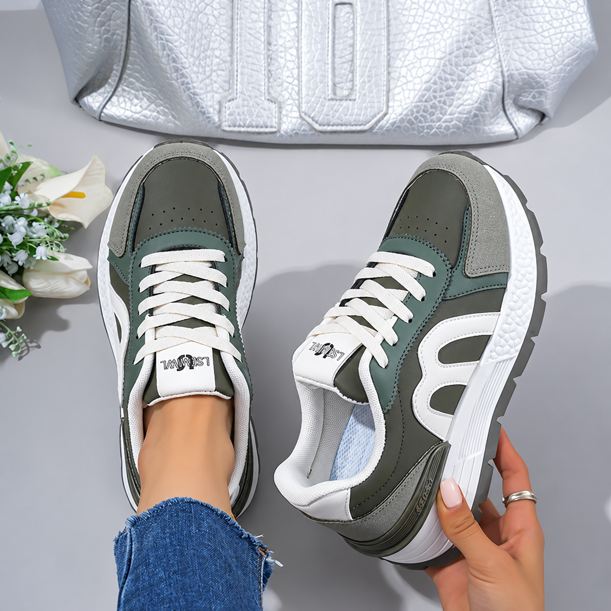 Marie Sneakers Extra breite, dämpfende Sneakers