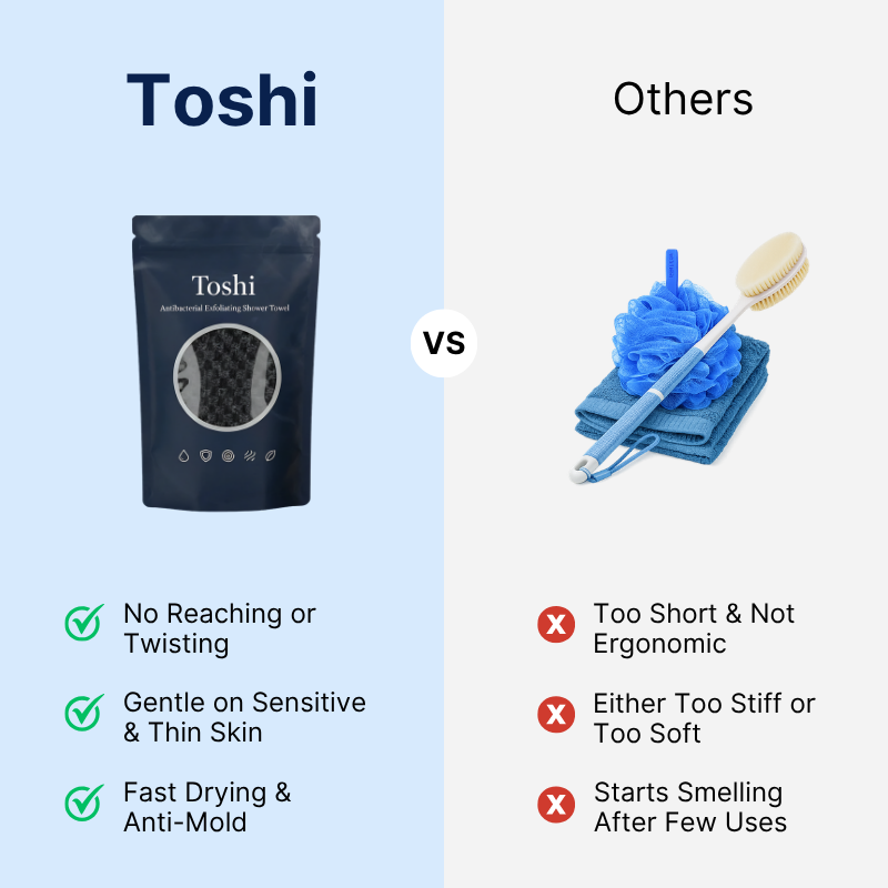 Japanisches Peeling-Duschtuch