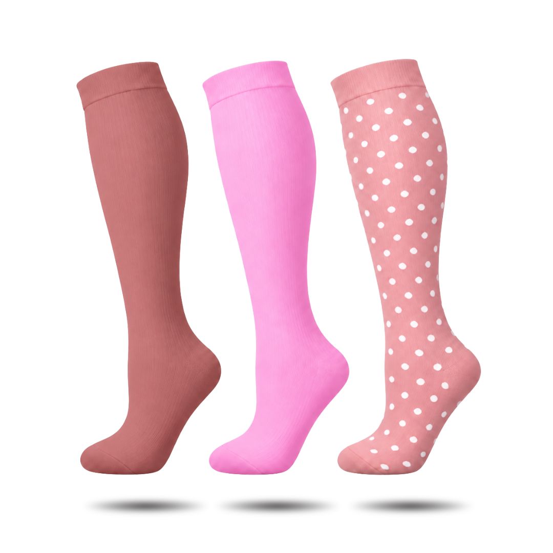 Kompressionsstrümpfe Damen 3er-Pack - Premium Stützstrümpfe