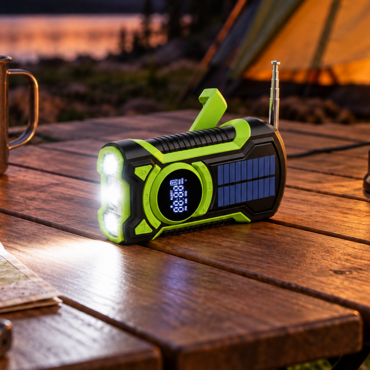 Camp Basel | Crankora Handkurbel-Notfallradio