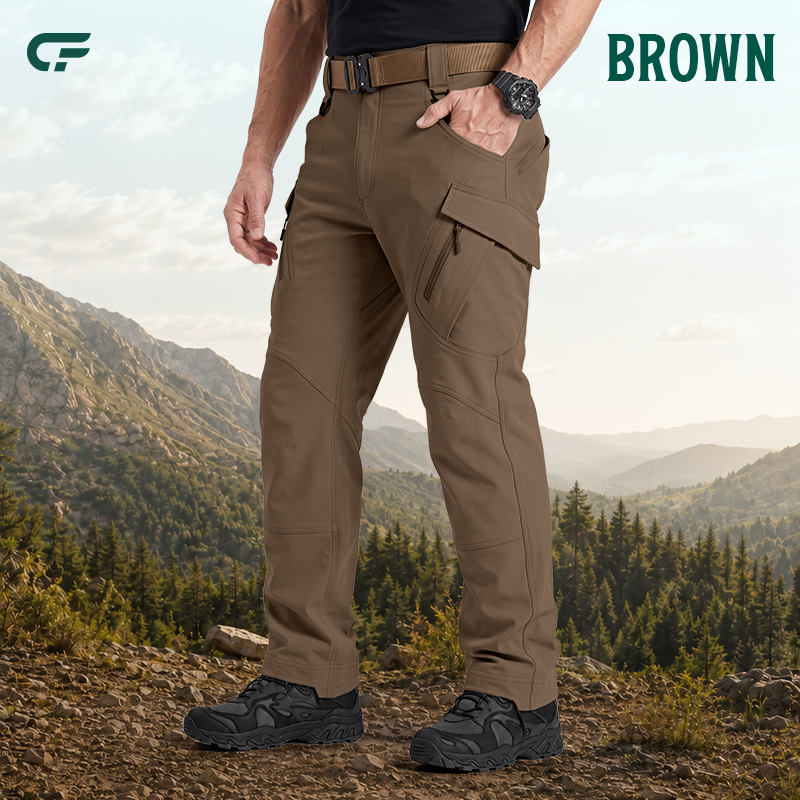 Herren 9-Taschen Straight Fit Taktische Wasserdichte Hose