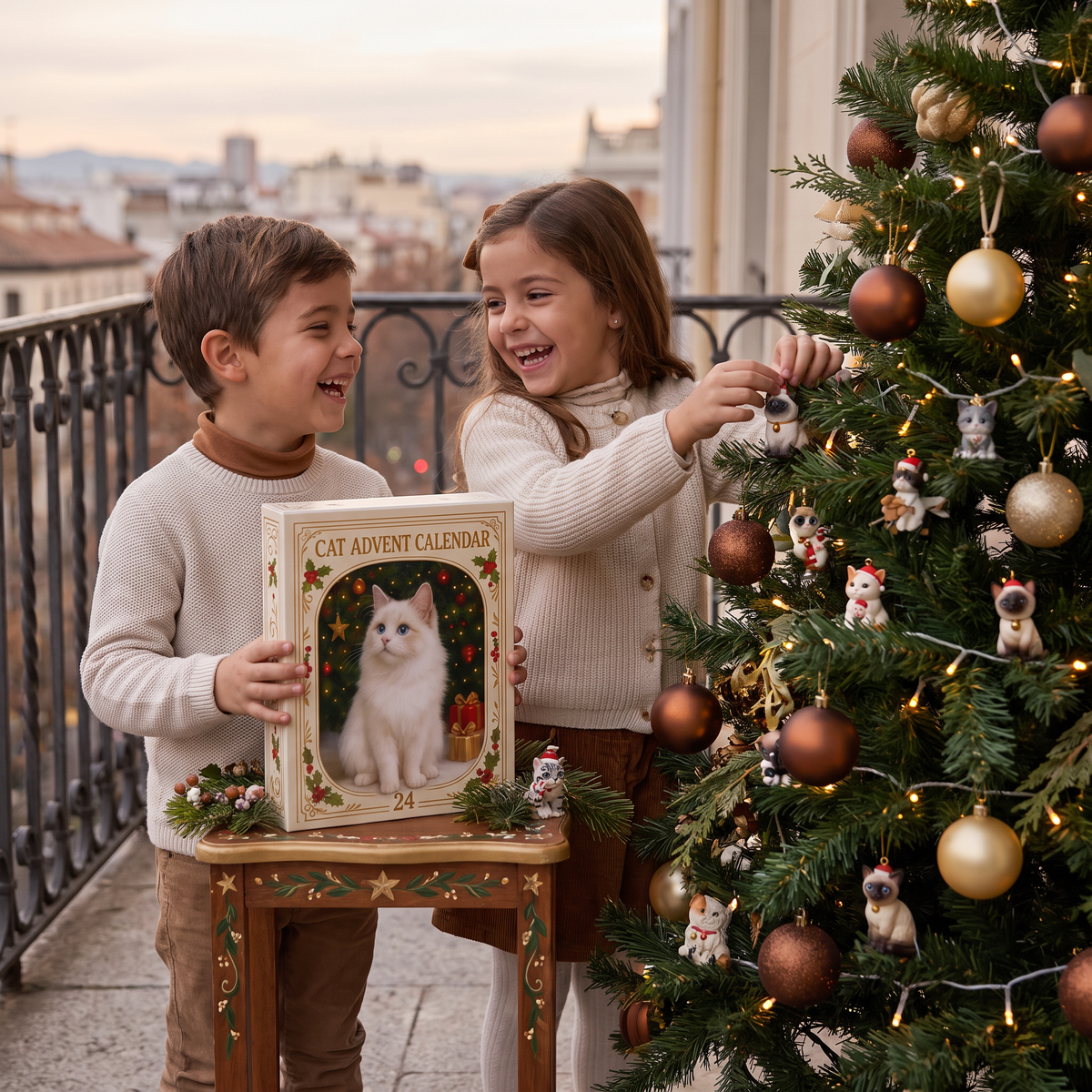 Adventskalender für Katzen 24 Tage