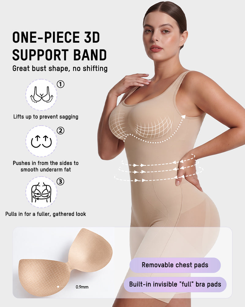 Bauchkontroll- und Po-Lifting-Bodysuit