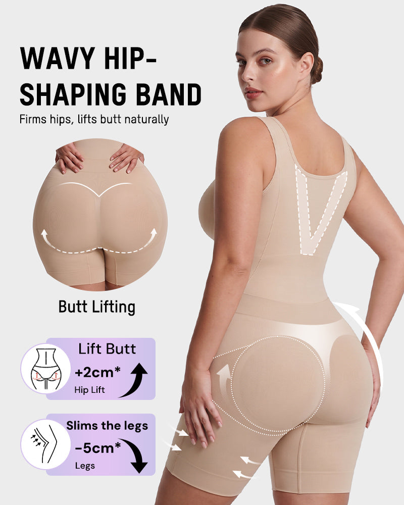 Bauchkontroll- und Po-Lifting-Bodysuit