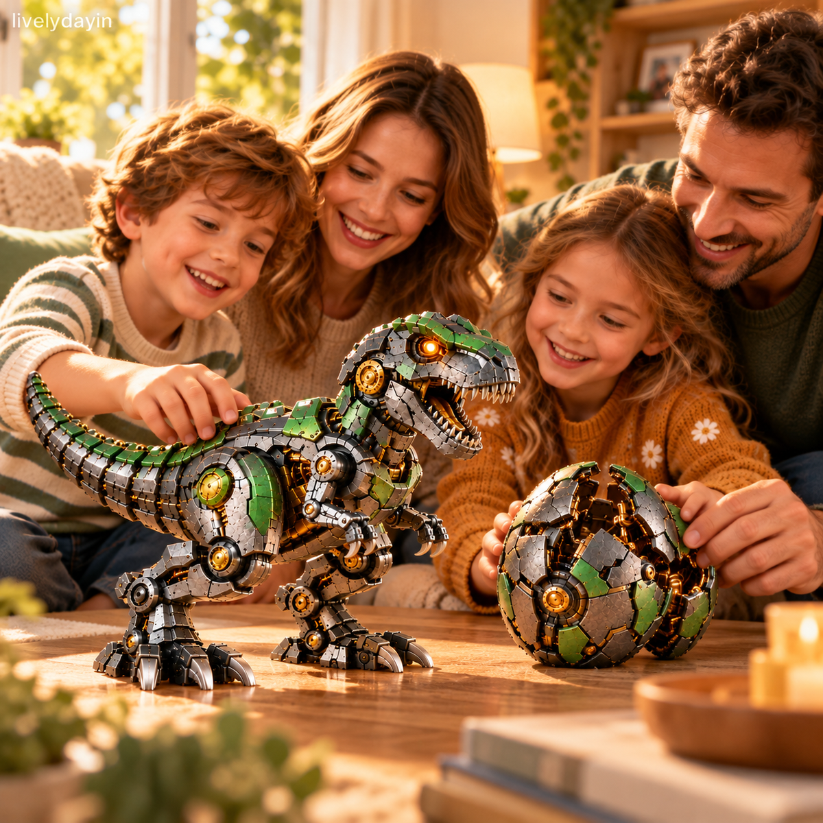 Mechanisches T-Rex-Ei – Vom mysteriösen Ei zum mächtigen Roboter-Dinosaurier