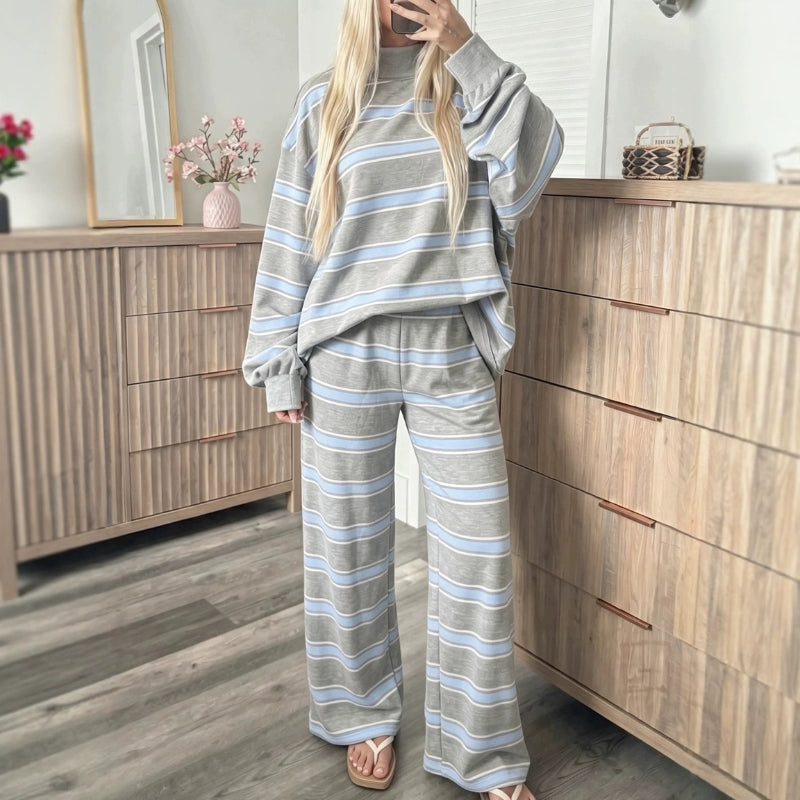Tove Gestreiftes Lounge-Set