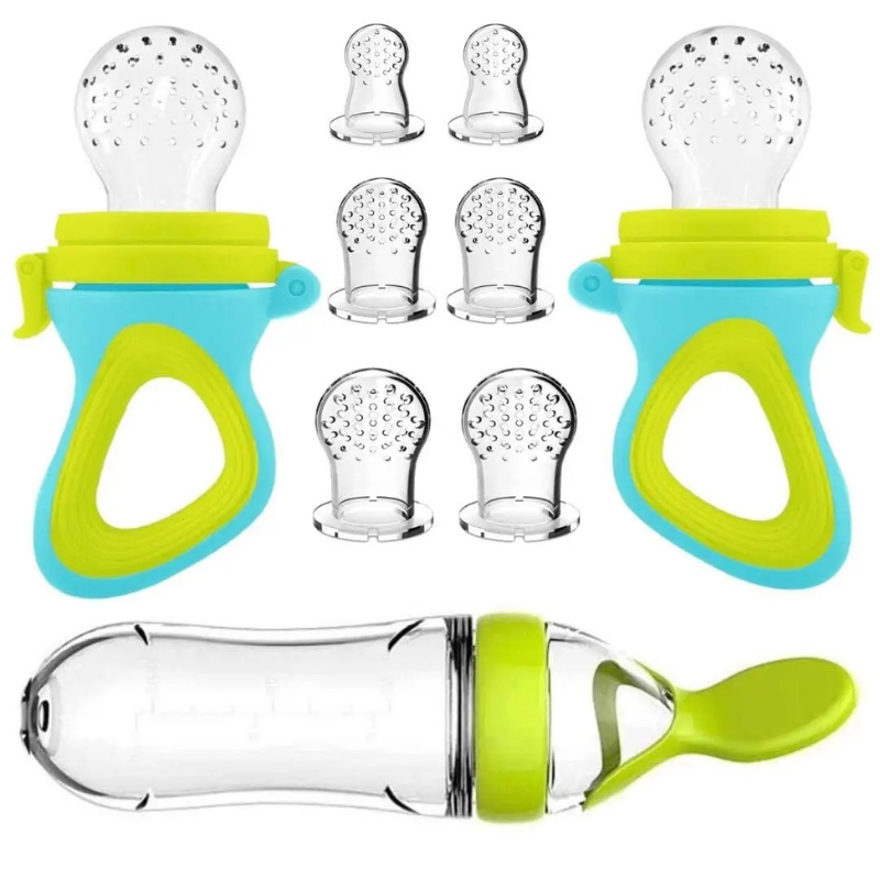 Baby-Fütterer mit Easy-Grip für frisches Obst und Zahnungshilfe