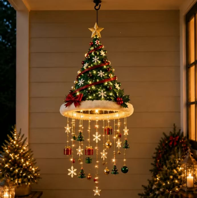 LED-Weihnachtsmann-Mütze hängende Weihnachtsdekoration