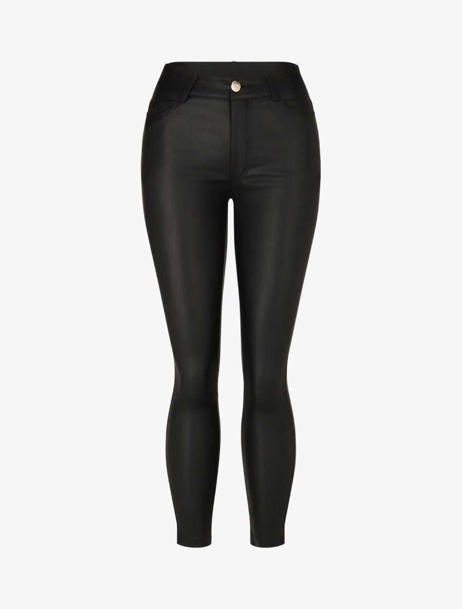 Jean Skinny mit Wachseffekt 5 Taschen