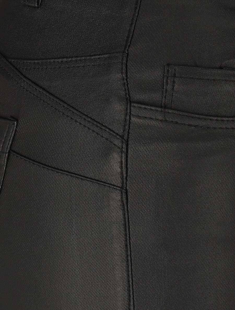 Jean Skinny mit Wachseffekt 5 Taschen