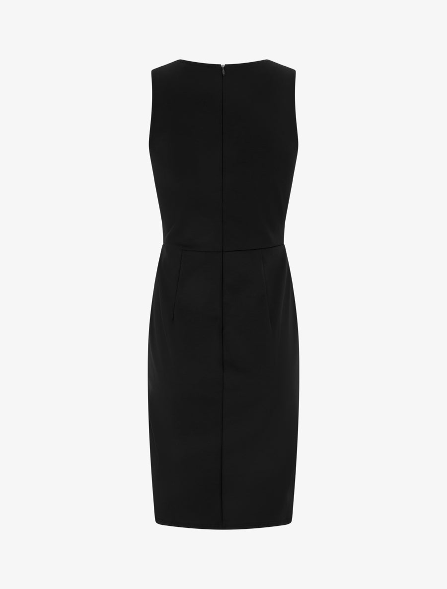Wickelkleid mit Pailletten und Cache-Cœur-Ausschnitt