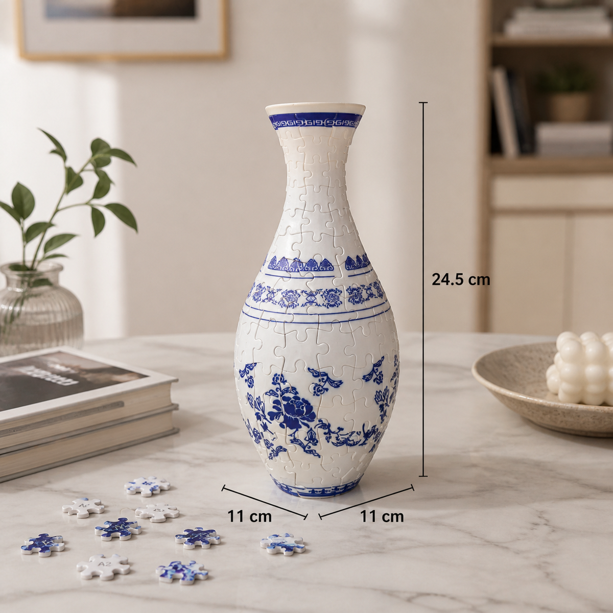 DIY 3D Puzzle Blumenvase