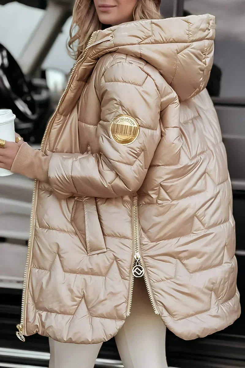 Wintermantel mit Kapuze für Wärme und Komfort im zeitlosen Stil für den Alltag