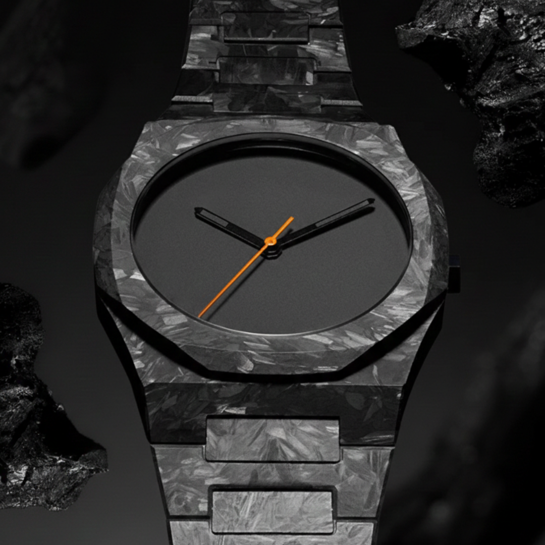 KRONOS Uhr – Polycarbonat-Edition Black