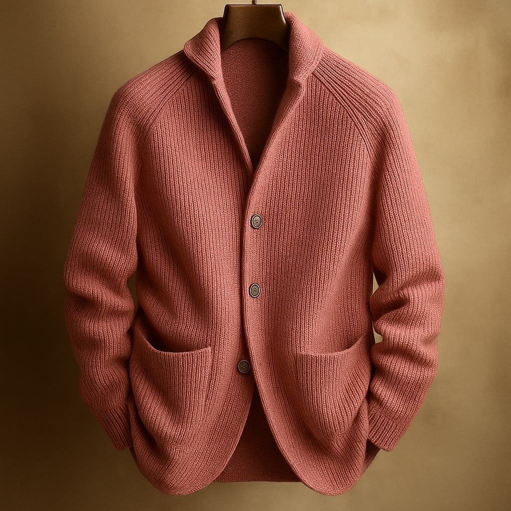 Hugo | Gerippte Wollstrickjacke
