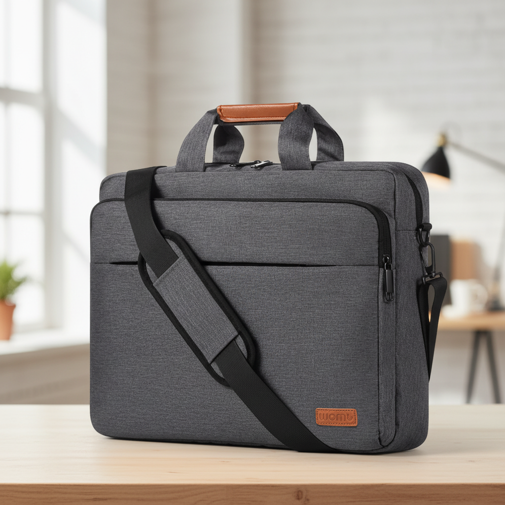Laptop-Aktentasche 15,6 Zoll Polyester gepolstert strapazierfähig